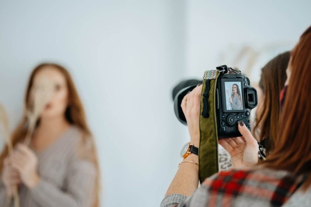 Personal branding photography behind-the-scenes